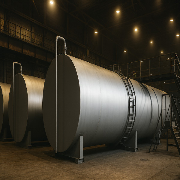 резервуар горизонтальный стальной