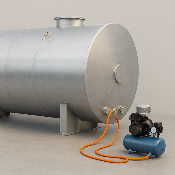 наземный горизонтальный резервуар