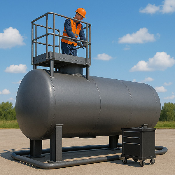 резервуары стальные горизонтальные для нефтепродуктов