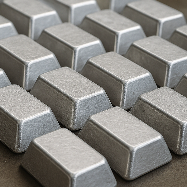 Серебро в стандартных слитках