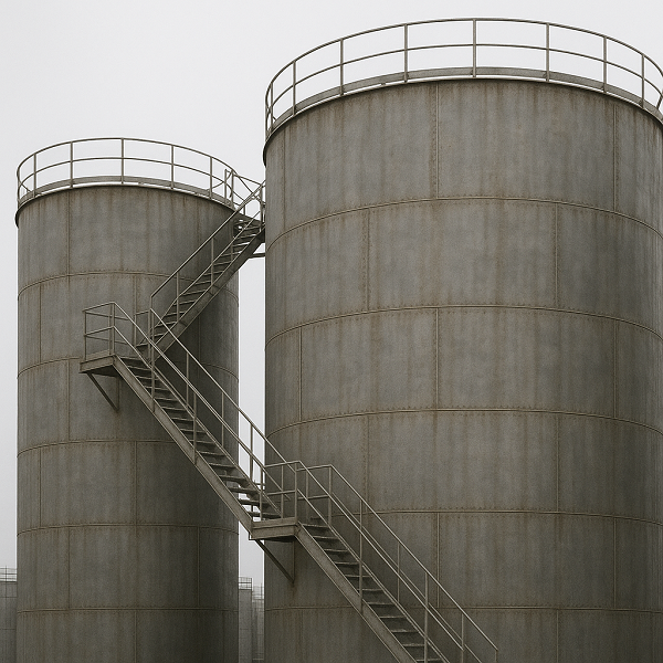 Резервуары вертикальные цилиндрические стальные РВС, РВСП и РВСПК