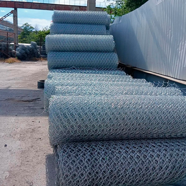 Сетка проволочная двойного кручения С80-2,4-Ц (2,0м) для защиты от дронов и БПЛА