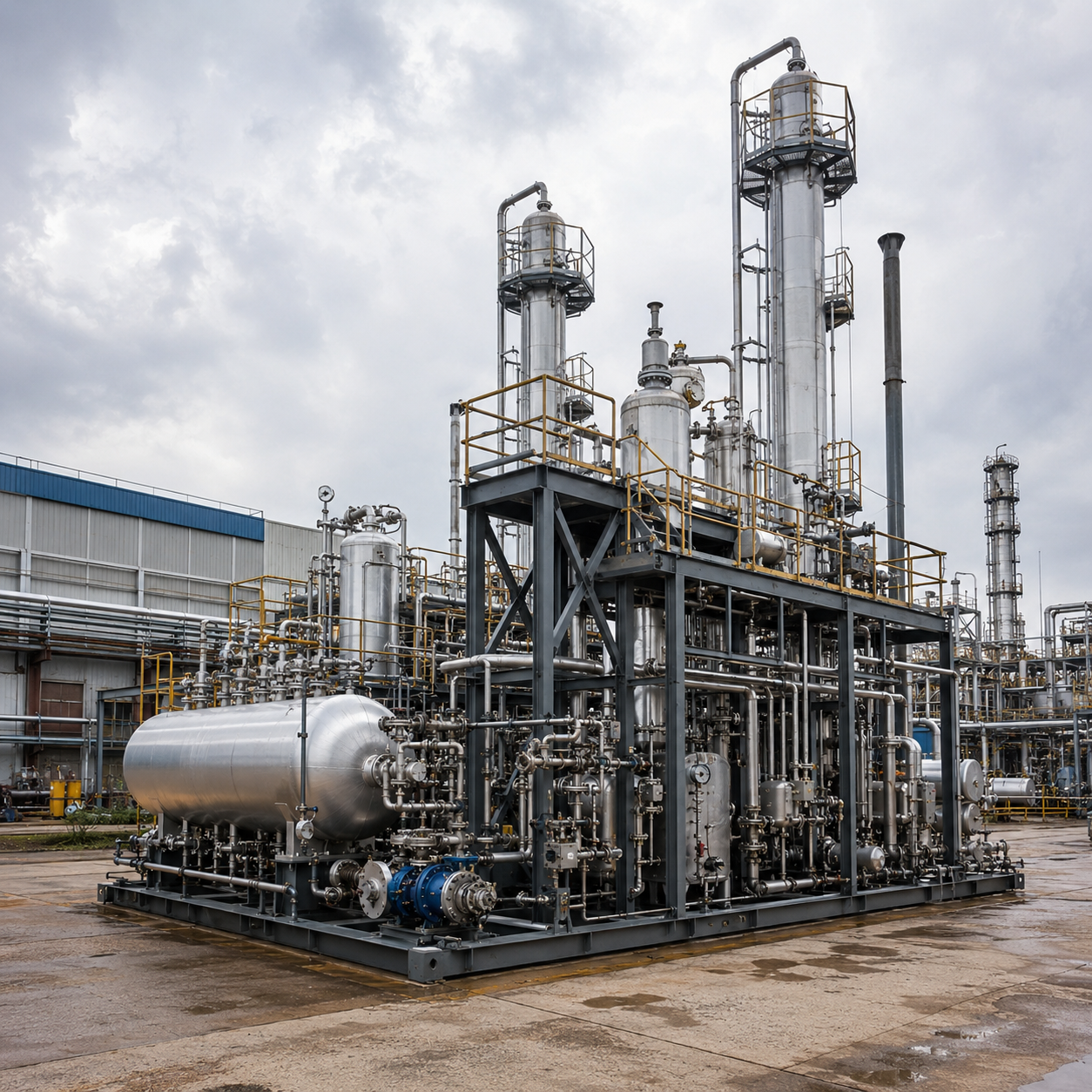 Мини-НПЗ для переработки сырой нефти 200-5000 барр./сутки